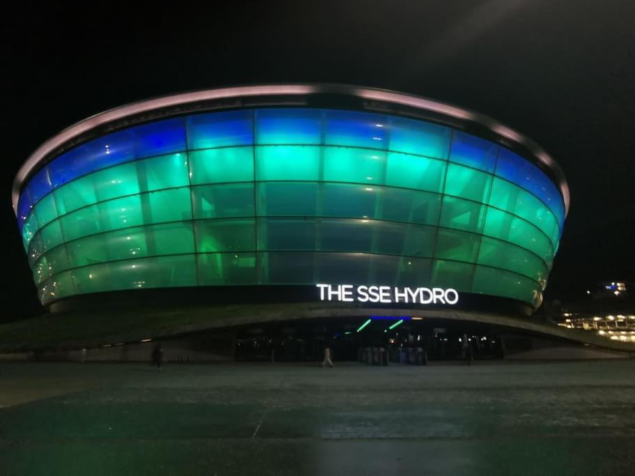 2B Apartment Near Glasgow Sec, Ovo Hydro & City Centre エクステリア 写真